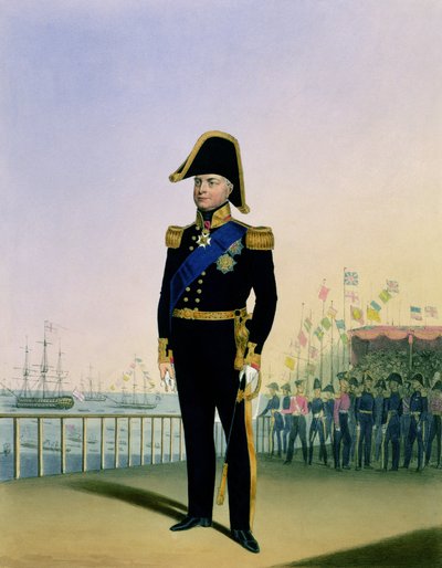 Portret van koning Willem IV (1765-1837) plaat 14 uit 